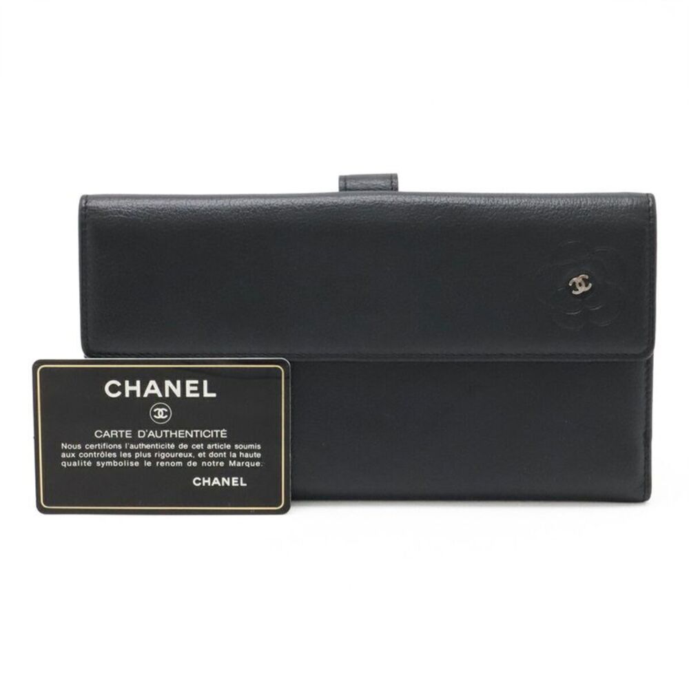Chanel Camellia Leather Long Wallet - Picture 8 of 8